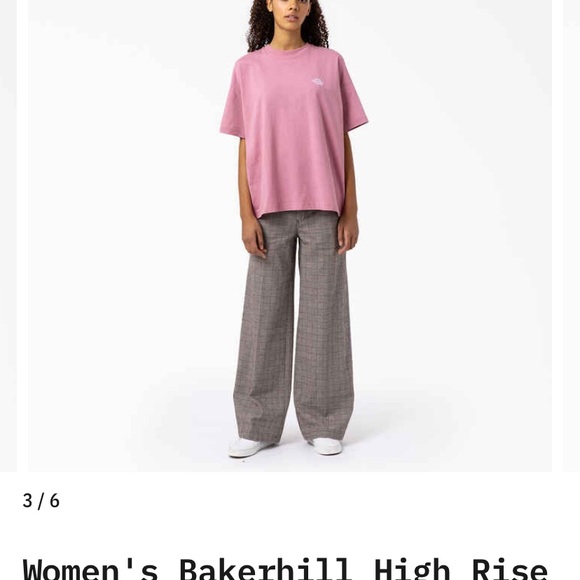 NWT Dickies Barkhill High Rise Wide Leg Pants size 4 - Picture 2 of 5
